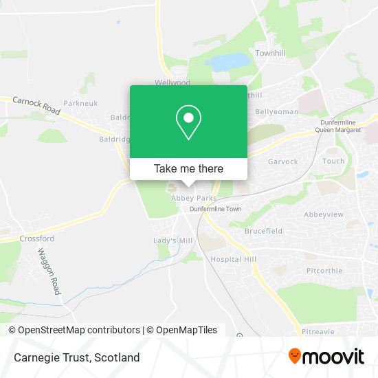 Carnegie Trust map