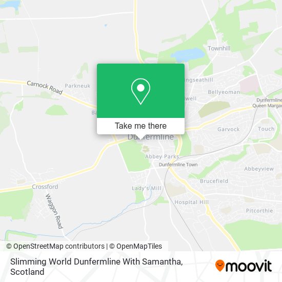 Slimming World Dunfermline With Samantha map