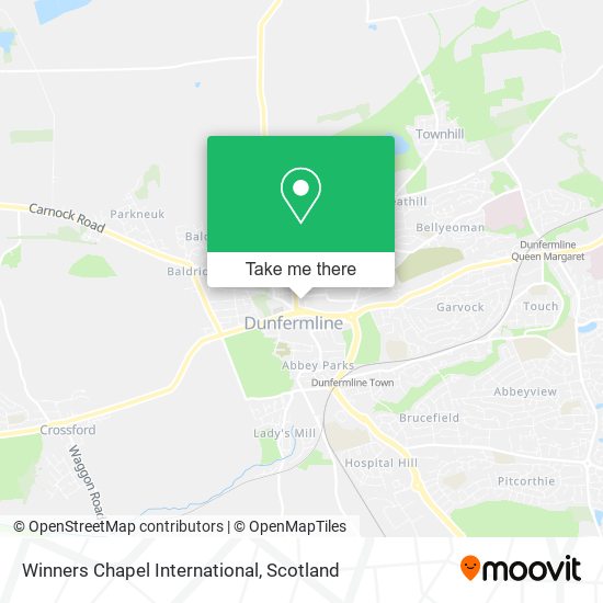 Winners Chapel International map