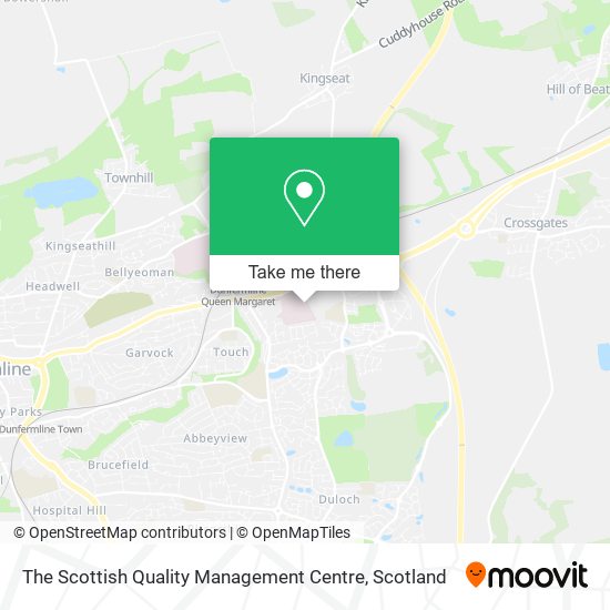 The Scottish Quality Management Centre map