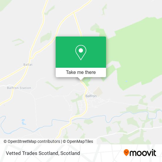 Vetted Trades Scotland map