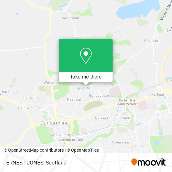 ERNEST JONES map
