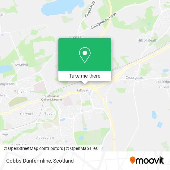 Cobbs Dunfermline map