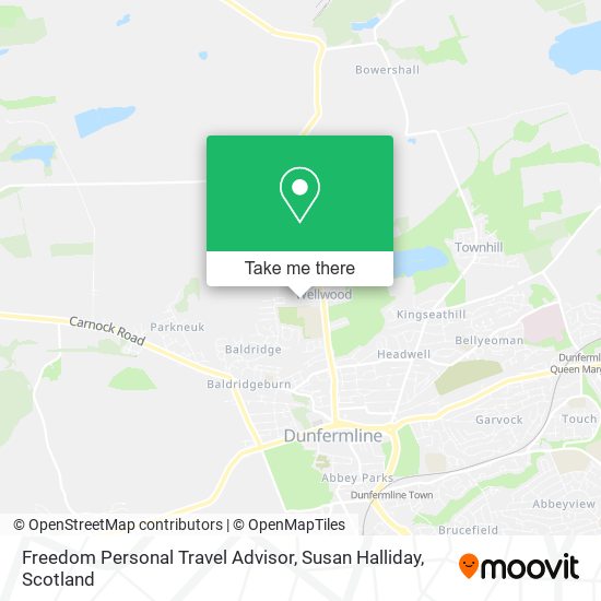 Freedom Personal Travel Advisor, Susan Halliday map