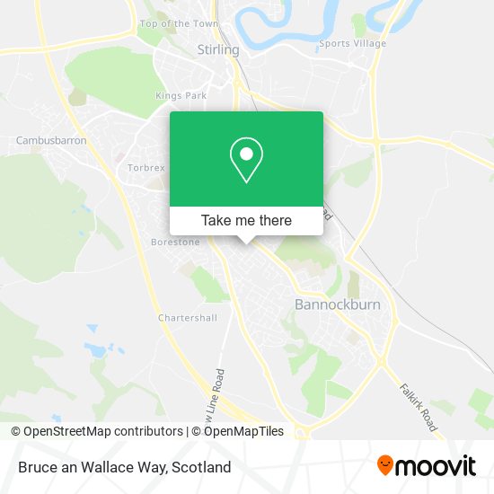 Bruce an Wallace Way map