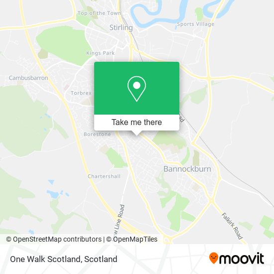 One Walk Scotland map