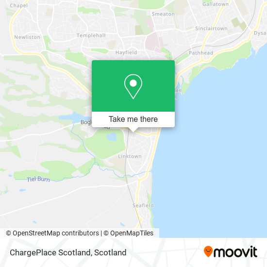 ChargePlace Scotland map