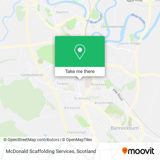 McDonald Scaffolding Services map