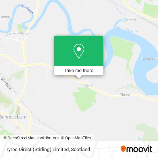 Tyres Direct (Stirling) Limited map