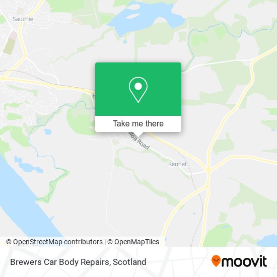 Brewers Car Body Repairs map