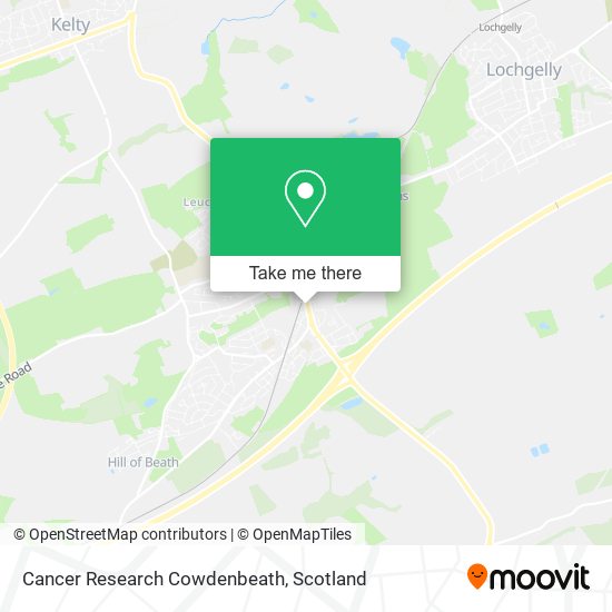 Cancer Research Cowdenbeath map