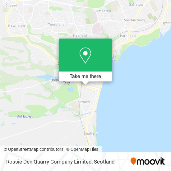 Rossie Den Quarry Company Limited map