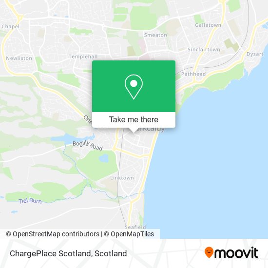ChargePlace Scotland map