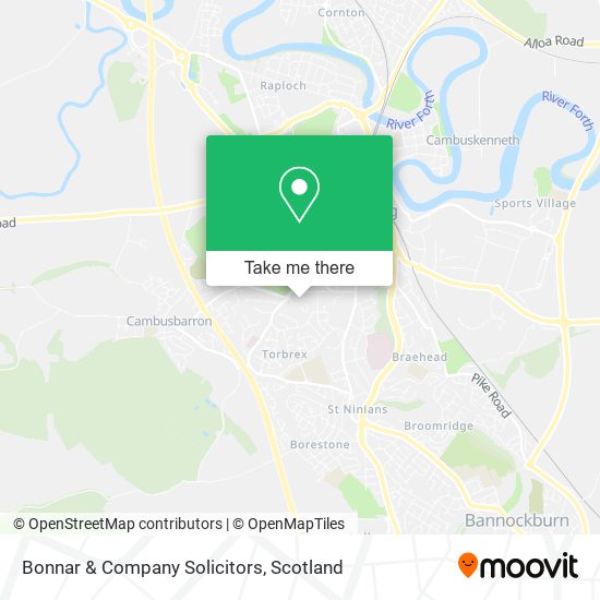 Bonnar & Company Solicitors map