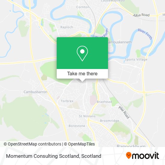 Momentum Consulting Scotland map