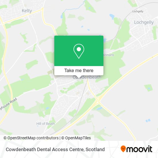 Cowdenbeath Dental Access Centre map