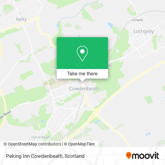 Peking Inn Cowdenbeath map