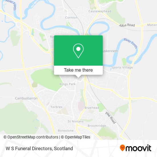 W S Funeral Directors map