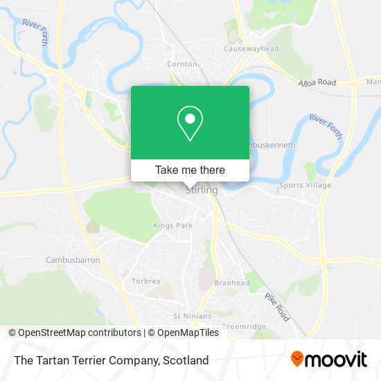 The Tartan Terrier Company map