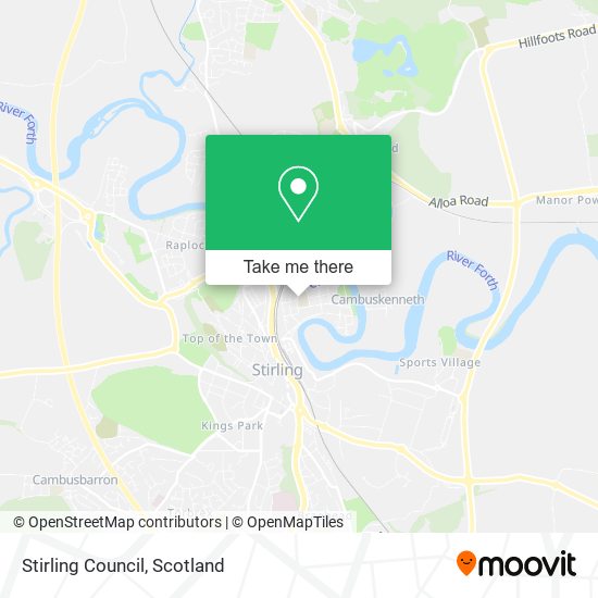 Stirling Council map