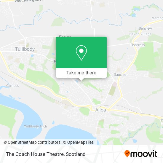 The Coach House Theatre map