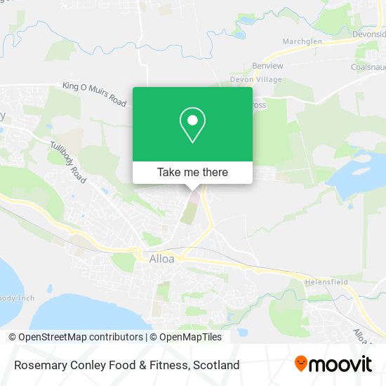 Rosemary Conley Food & Fitness map