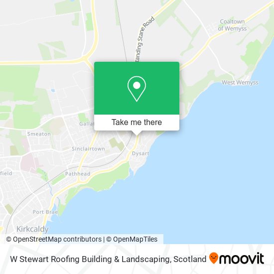 W Stewart Roofing Building & Landscaping map