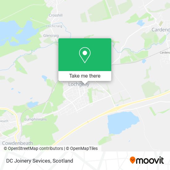 DC Joinery Sevices map