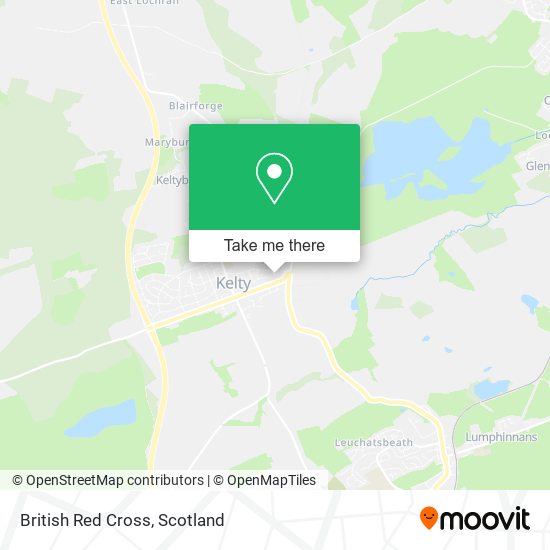 British Red Cross map