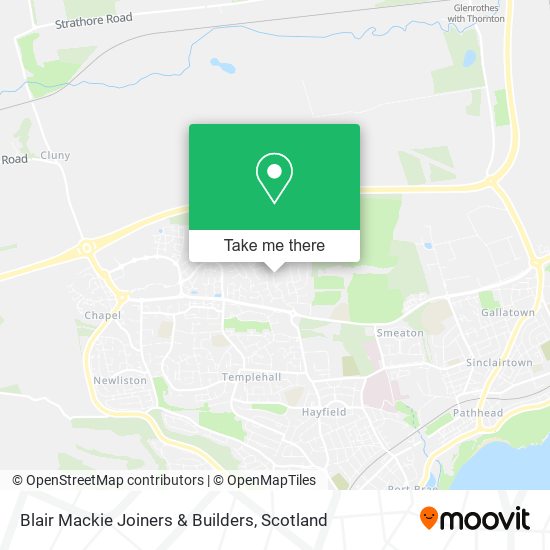 Blair Mackie Joiners & Builders map