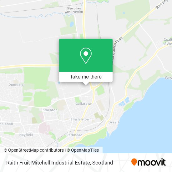 Raith Fruit Mitchell Industrial Estate map