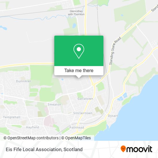 Eis Fife Local Association map