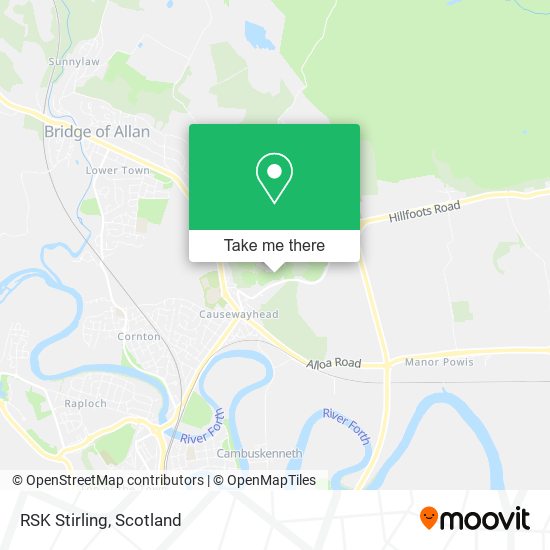 RSK Stirling map