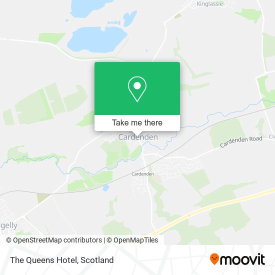 The Queens Hotel map