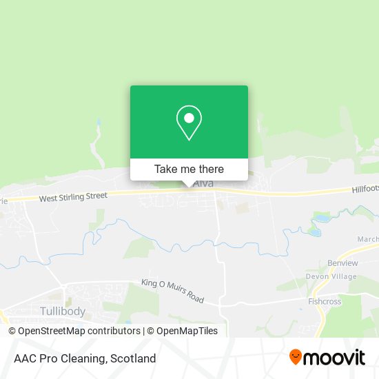 AAC Pro Cleaning map