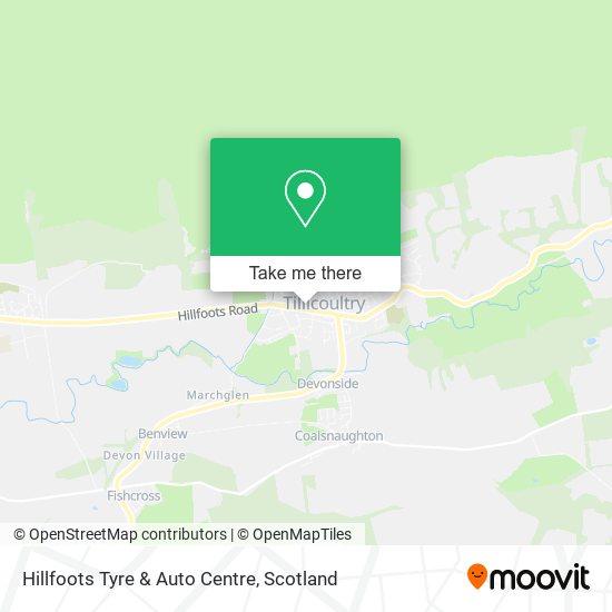 Hillfoots Tyre & Auto Centre map