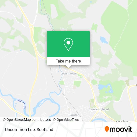 Uncommon Life map