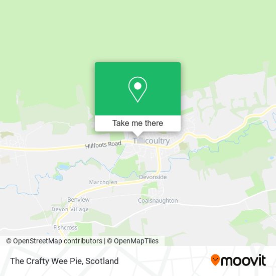 The Crafty Wee Pie map