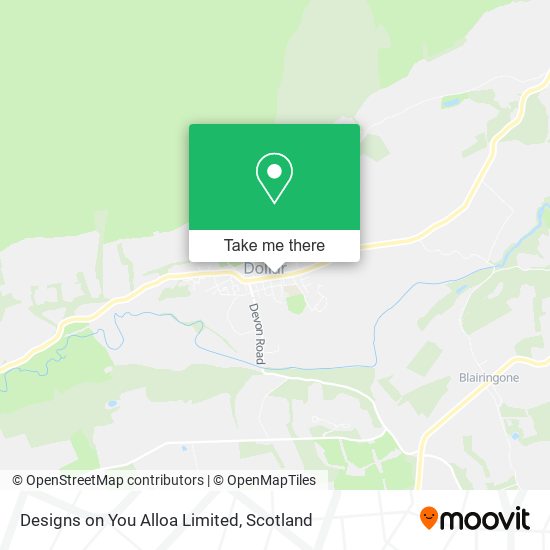 Designs on You Alloa Limited map