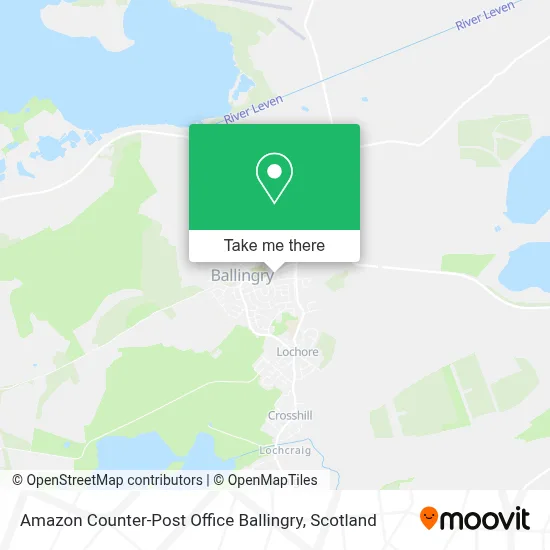 Amazon Counter-Post Office Ballingry map
