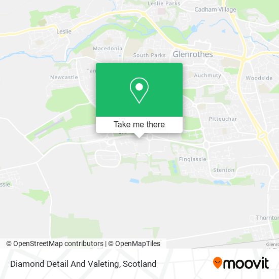 Diamond Detail And Valeting map