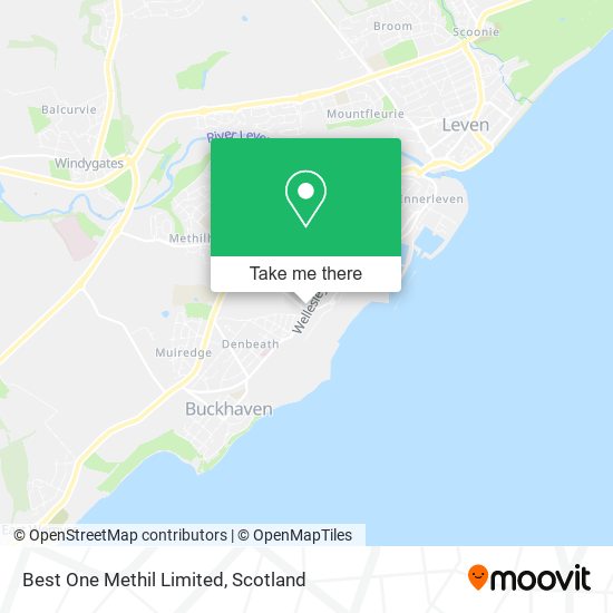 Best One Methil Limited map