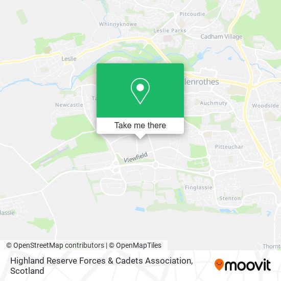 Highland Reserve Forces & Cadets Association map