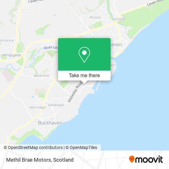 Methil Brae Motors map