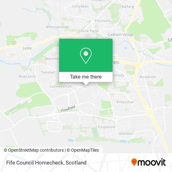 Fife Council Homecheck map