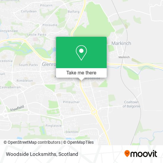 Woodside Locksmiths map