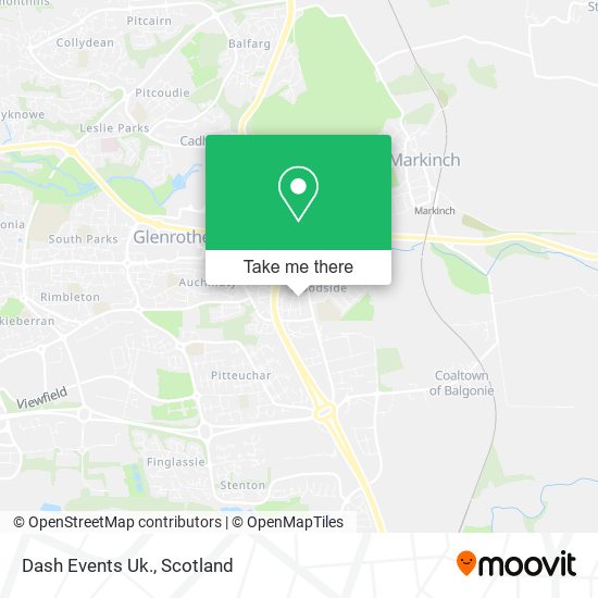 Dash Events Uk. map