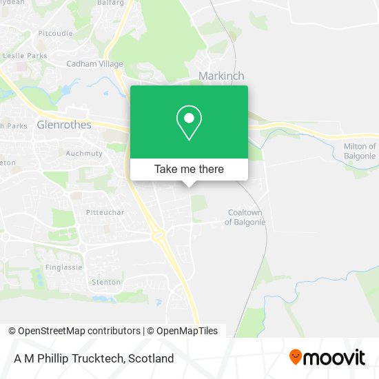 A M Phillip Trucktech map