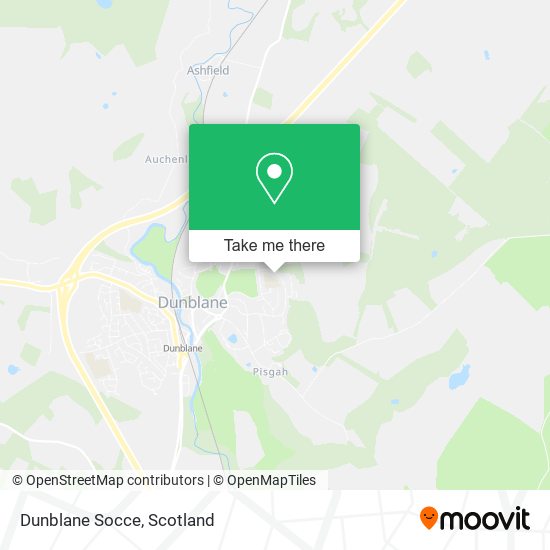 Dunblane Socce map