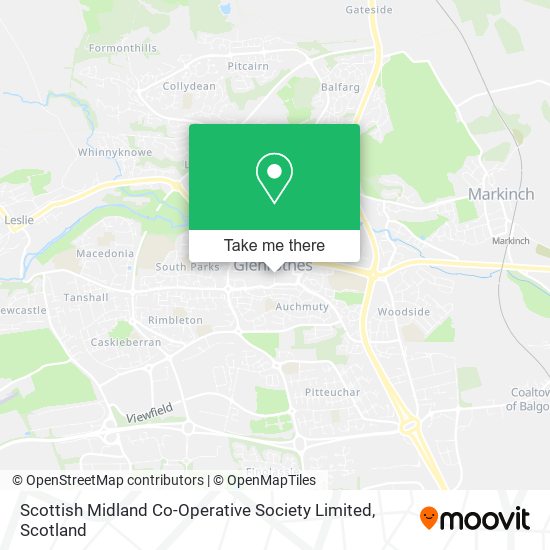 Scottish Midland Co-Operative Society Limited map